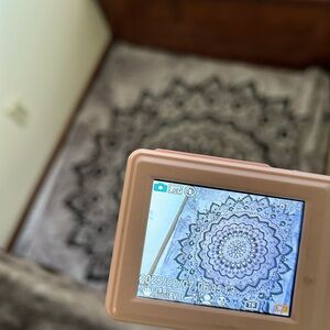 Large White and Black Boho Tapestry